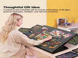 Social Hike Puzzle Board 1000 pcs - Felt Tilting Portable Cover Drawers Grey V238-SUPDZ-41205924593744