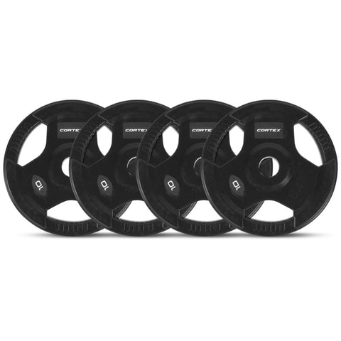 CORTEX 10kg Tri-Grip Olympic Plates 50mm V420-CSST-WPOTG100-4