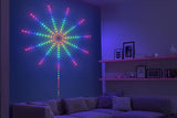 Two App Control Launch Burst Effect Color Changing USB Smart Firework Led Strip Lights with Remote V1263-JX-6738-2