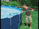 Jet Vacuum W/ 6 Section Poles of 57" for Frame Aboveground/Inflatable Pool Spa, No Electric Power V1107-125-37364