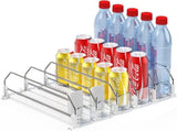 Drink Dispenser for Fridge,Automatic Pusher Glide Soda Can Dispenser for Refrigerator and Adjustable V1258-DP02-WO-38
