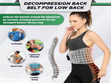 Inflatable Heating Massage Waist Belt with 3-Level Heat & Vibration Cordless Back Support for Men V1107-CS-JRAMYD