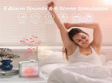 Wekker - Digital Alarm Clock - Alarm Clocks - Night Light - Wekker bedroom alarm clock with built-in V1188-MS-313-0384