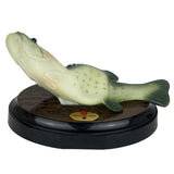 Singing Fish Decoration - Green with Square Base V1192-D58