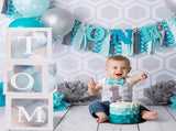 Baby Shower Decorationss Box,Baby Shower Decorations for Girl Boys Transparent Square Block V1369-AZ3-W-12661