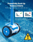 VEVOR Suction Pool Cleaner Vacuum Cleaner 2 Wheels for In/Above-ground Pool V952-XSYCQJQXCLS4UGXSPV0