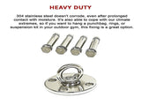 304 Stainless Steel Suspension Hook Wall Ceiling Mount Hanger Anchor Bracket V63-838671