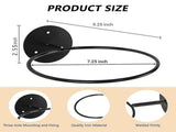 3pcs Wall Mounted Ball Rack Iron Basketball Storage Display Holder Football Rugby Hanging Rack Space V1237-ZY-203-3478