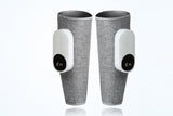Leg Massager Muscles Relax Heated Air Compression Foot Massage for Calf Blood Circulation-Grey V1263-JX-7486