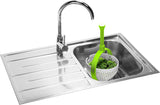 Spina 2-In-1 Easy-To-Use, Collapsible Salad Spinner & Straining Colander for Salad, Fruit, V1258-DP02-C-662