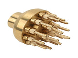 Fountain Nozzle Brass G2 Inch DN50 3 Tier Adjustable Column Water Fountain Nozzle Sprinkler Spray V1294-YM0901-3111240129511