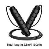 Tangle-Free Speed Jump Rope, Adjustable Steel Bearing Skipping Rope, Lightweight Fitness Workout V1369-AZ3-W-15189