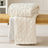 Blanket 100X150Cm Sherpa Fleece Blanket In Soft And Plush Wool With Heating Pile To Help You Sleep V1188-MS-227-1685