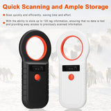 134.2kHz Chip Reader Writer Pet Chip Scanner Microchip Scanner W90D-BT White V1263-JX-7851
