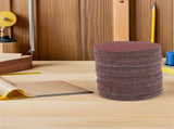 100Pcs Round Sandpaper Discs for Wood Metal Plastic with Adhesive Backing V1366-AZ2-W-18796