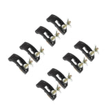 Accuracy Plate Clamp Black Plastic Iron for Engraving Machine Versatile Accessory 8Pcs V1369-AZ3-W-17364