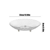 Exquisite Fruit Plates, Upscale Snack Plates, Elegant Design for Home, Office, Outdoor, Ideal for V1192-AZ-W-24351