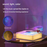 Retro Vinyl Bluetooth Speaker with Water Ripple Light Projection & 360 Surround Sound V888-ELOSUNG35201