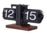 Digital Flip Desk Clock 12 Hours Single Sided Battery Powered Retro Mechanical Auto Flip Down Clock V1294-YM0901-3115240060315