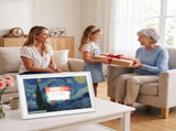 Artiss 15.6" Digital Calendar Planner Smart Photo Frame Family Chore Chart & Sync DPR-CAL-15-WH