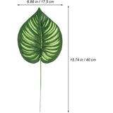 30pcs Artificial Watermelon Leaves Cloth Greenery, Flower Arrangement Accent, Bedroom Display Piece, V1192-AZ-W-21849