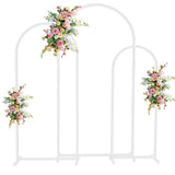 Fin Set Of 3 Wedding Arch Balloon Frame Metal Arch Backdrop Stand Birthday Party V767-HQ-XJ1348-V1