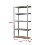 1.8M Warehouse Shelving Racking Steel Pallet Garage Shelves Metal Storage Rack V63-836361