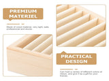 WHAMVOX Gift Ribbon Storage Holder Wooden Box Flower Wrapping Ribbon Holder Organizer V1189-WXFWAL-20260326-02267