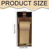 Wall Mounted Kraft Paper Roll Dispenser with Cutter, Retro Refillable Craft Paper Holder for Notes V1366-AZ2-W-20788