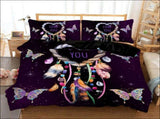Viola Dreamcatcher Butterfly Love Quilt / Doona / Duvet Cover set V745-AQ042922Q3