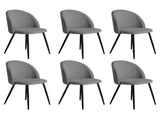 Levede 6x Dining Chairs Kitchen Cafe CH1037-2-HSX3
