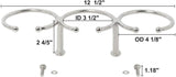 Boat Triple Ring Cup Drink Holder, Stainless Steel 316 Holder Polished for Yacht Truck Car Apartment V1259-DP01-A-1378