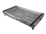Under Bed Storage Container Large Capacity Space Saving 4 Wheels Under Bed Rolling Drawer with Clear V1294-YM0901-3117240190112