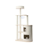 HONEYPOTCAT Fun Oasis Wood Cat Tree & Activity Barrel - 135cm V390-230618