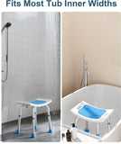 Shower Chair for Shower, 400 lbs Adjustable Shower Stool with Suction Feet, Shower Seat for V1079-CHAIR01