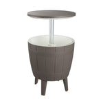 Taupe Cooler Table V264-OTF-542PP-LGR-NA-1