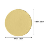 Round Yellow Cardboard Cake Boards for Baking, Mousse, Dessert Display, Presentation, and Support V1192-AZ-W-27837