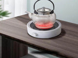 Silent Electric Tea Stove Small Ceramic Hot Plate for Boiling Water Making Coffee Knob Adjustment CN V1294-YM0703-3113230062611