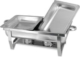 Chafing Dish Food Warmer Stove 11L 2 Compartment V957-SDCHCHSN3048S