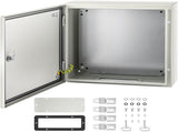 NEMA Steel Enclosure, 20 x 20 x 6'' NEMA 4X Steel Electrical Box, IP66 Waterproof & Dustproof, V952-DQXJSTCFS50X50X15V0