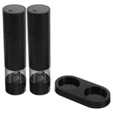 1Set Automatic Electric Pepper and Salt Grinder Rechargeable with USB for Home and Picnic V1366-AZ2-W-21877