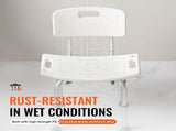 Shower Chair, Shower Seat with Back, Adjustable Height Shower Stool, Shower Chair for Inside Shower V952-LYYFXLHJPESWYQ55WV0