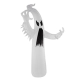 Halloween Inflatable White Ghost with Colorful LED Light IP44 Waterproof Halloween Blow Up Yard V1294-YM0901-3115230073212