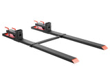 Pallet Forks, 1814 kg Clamp on Pallet Forks, 149 cm Total Length Heavy-Duty Tractor Fork with V952-TPHCKDJK60INXOZ1G001V0