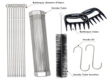 ASMOKE Essential Smart Portable Wood Pellet Grill & Pitmaster Accessory Bundle - Includes 10x V642-XFAS-ESS-GRL-TLK3-AP20LB
