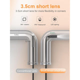 Endoscope 1080P Hd Endoscope, 2.4 Inch Ips Screen Pipe Inspection Ip67 Waterproof V1188-MS-227-1049