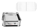 Barbecue Grill Thickened Stainless Steel Grilled Stove Charcoal Alcohol Grill Rectangular Grill V1294-YM0714-3111210265814