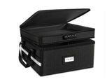 CARLA HOME Fireproof Document Box with Lock - Fabric - Office - Fireproof Document Safe LSB-36523