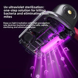 Home Handheld Dust Mite Vacuum Cleaner, High-Frequency Dual-Beating UV Sterilization, Cordless V1265-AU-032-HONG