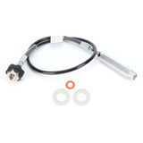 36in Black CO2 Soda Hose Adapter Kit CGA320 TR214 Dual Thread Good Sealing with Mounting Hardware V1294-YM0901-3113210018111